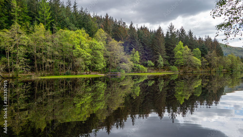 Reflections in a Scottish Loch