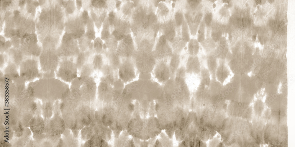 Fototapeta premium Watercolor Spotted Texture. Old Paper Shibori 