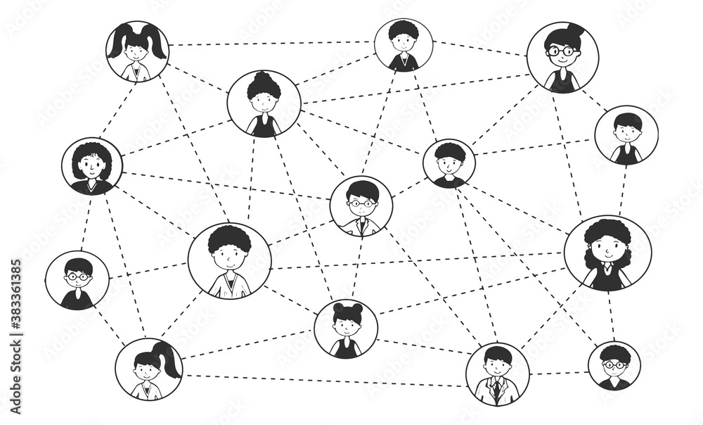 Global people network connection Global people network connection