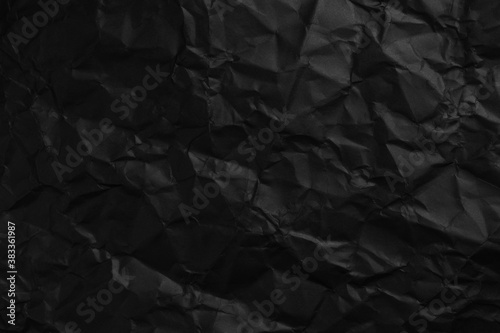 Wrinkled Black Paper
