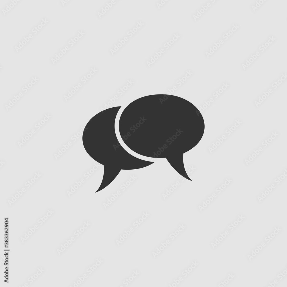 Chat icon flat Chat icon flat