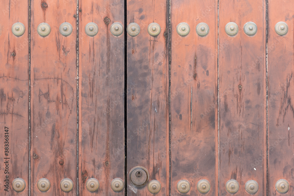Fototapeta premium Fondo de textura de tablones de madera marrón