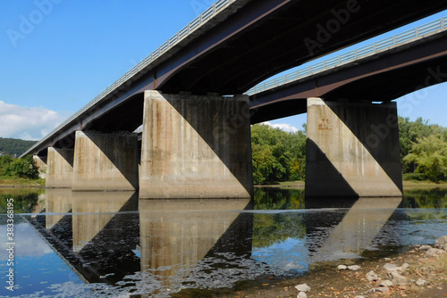 Bridge, river & sky