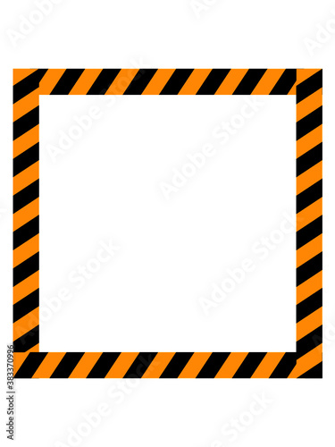 Rahmen Schild Absperrband Umrandung Linie Design Muster Streifen gestreift 