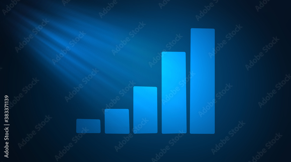 business concept start from scratch to peak of career success.3D illustration business concept start from scratch to peak of career success.3D illustration