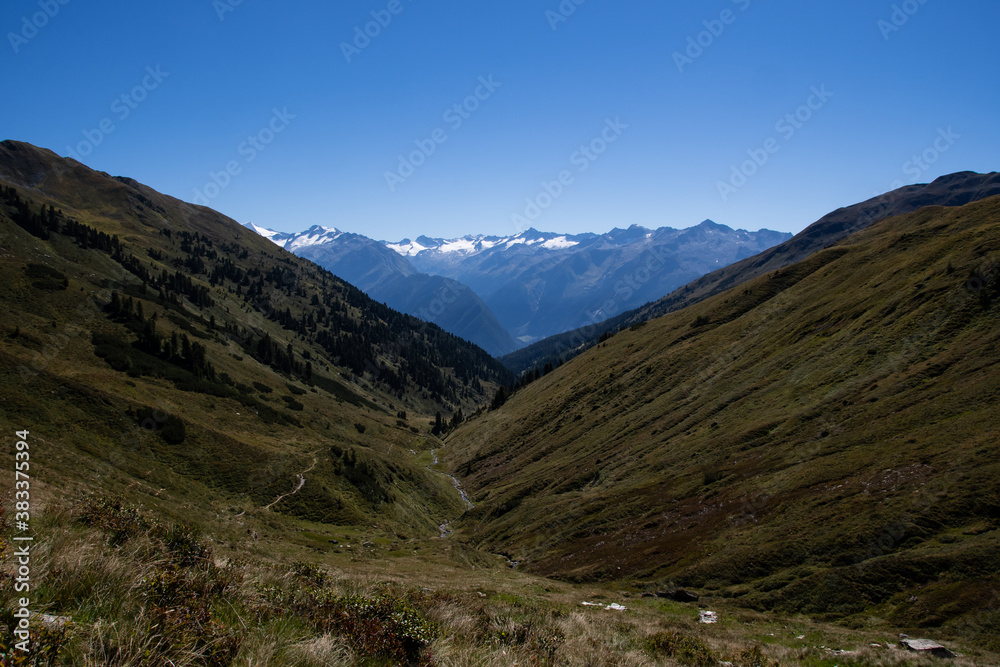 Wonderful mountain landscape in the Austrian Alps