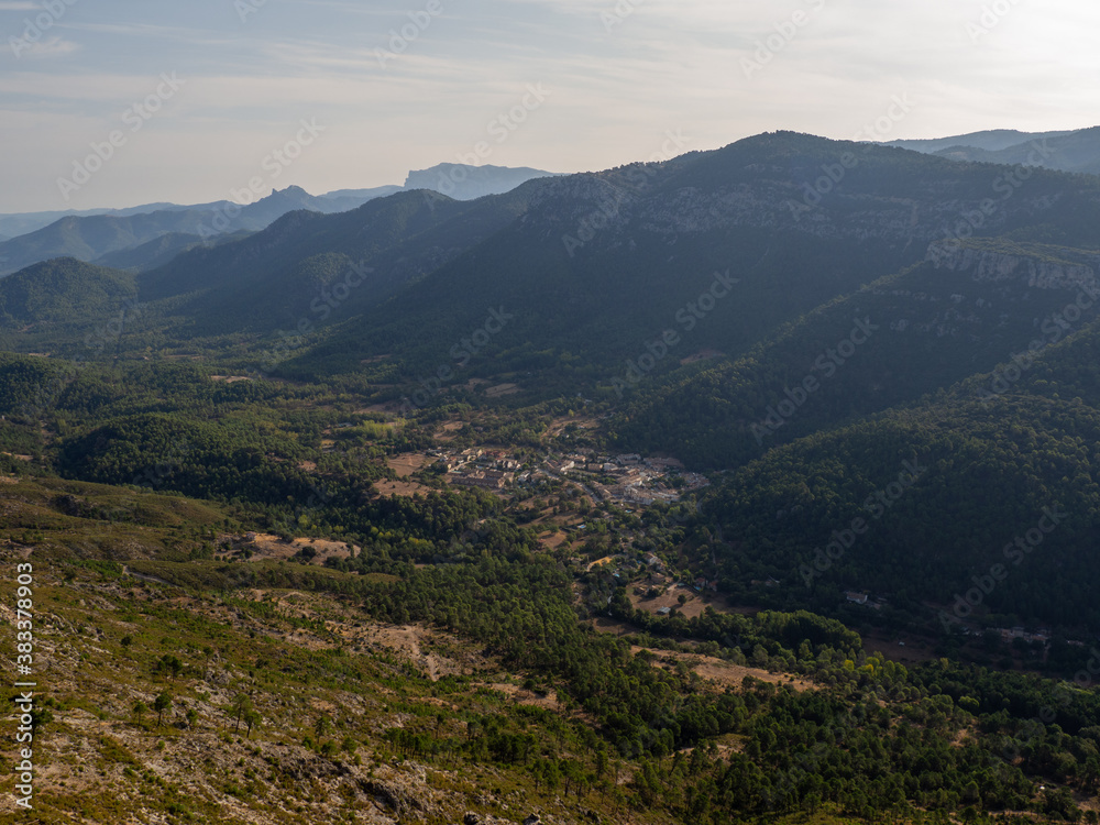 View from Las Palomas wiewpoint in the Cazorla Natural Park