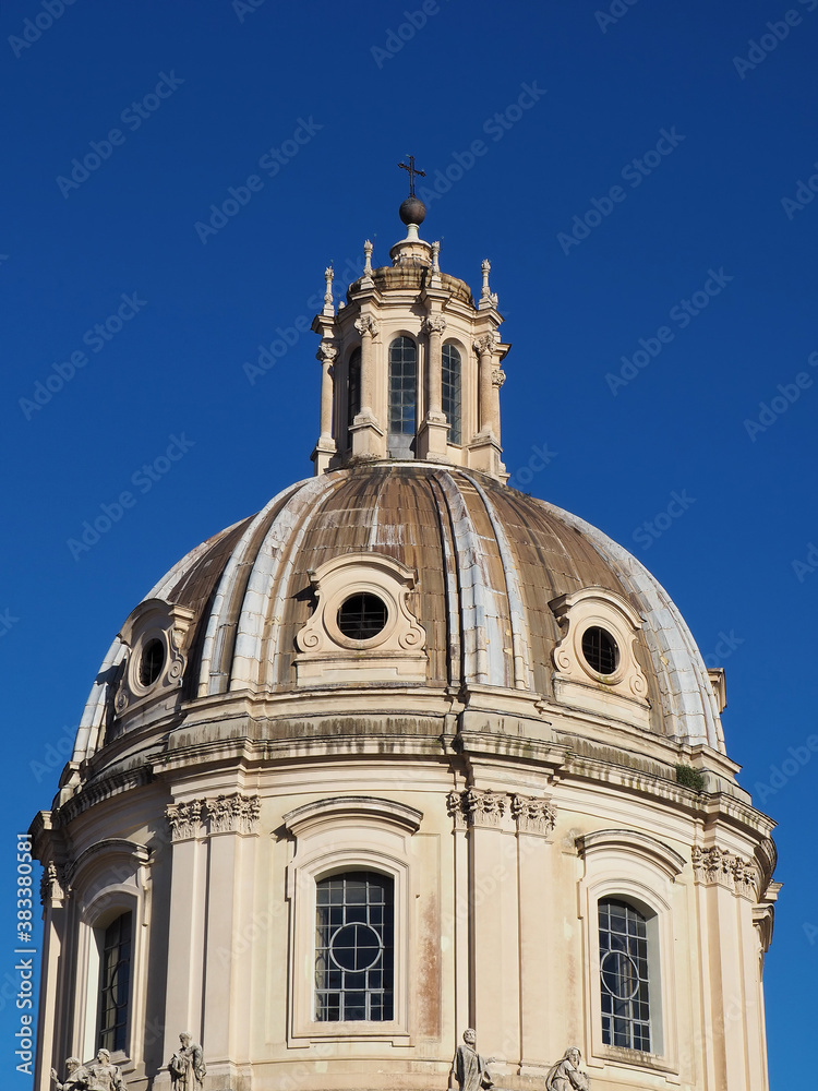 Church of the Most Holy Name of Mary at the Trajan Forum in Rome, Italy