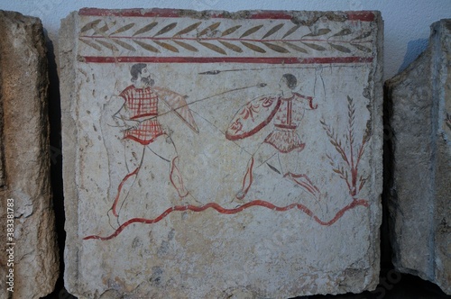 Pinturas Paestum Poseidonia