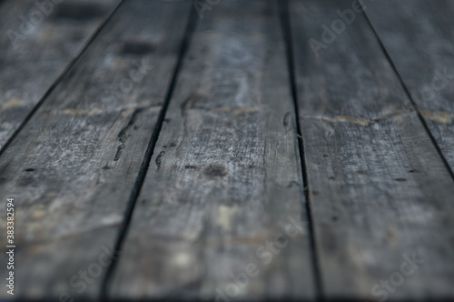 Wooden table perspective, aged surface, rural style