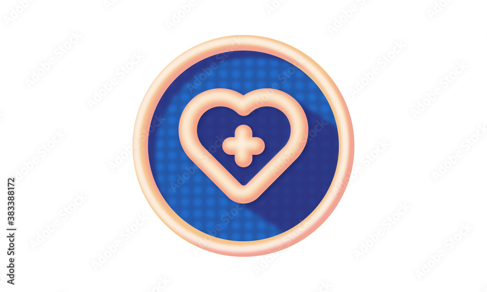 Health Care Medical Icon Set design as dotted plastic glance badge Health Care Medical Icon Set design as dotted plastic glance badge