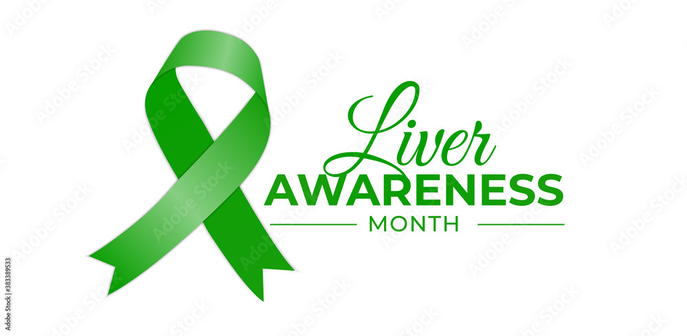 Liver Awareness Month Logo Icon Isolated on White Background Liver Awareness Month Logo Icon Isolated on White Background