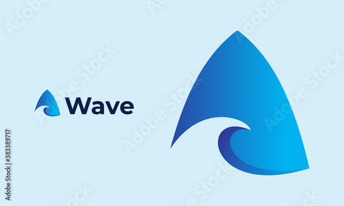 Wave, Modern Vector Logo Template