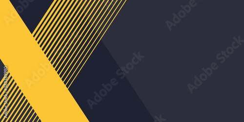 Abstract template yellow geometric triangles contrast black background. You can use for corporate design, cover brochure, book, banner web, advertising, poster, leaflet, flyer