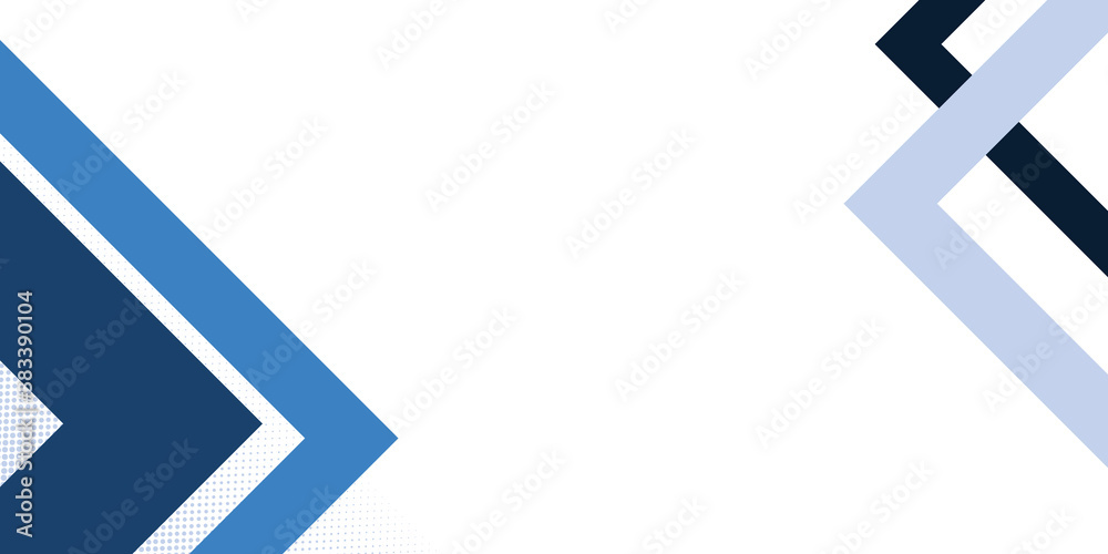 Modern blue white abstract presentation background with corporate concept