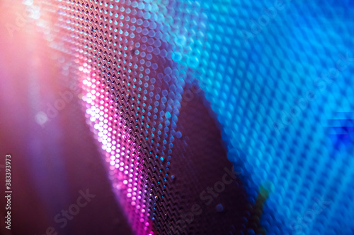 CloseUp LED blurred screen. LED soft focus background. abstract background ideal for design.