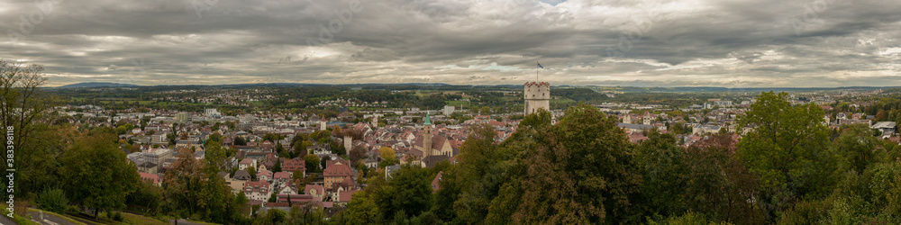 Historische Altstadt Ravensburg in Oberschwaben
