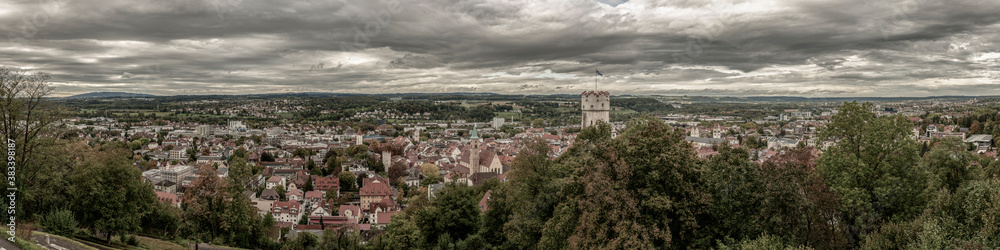 Historische Altstadt Ravensburg in Oberschwaben