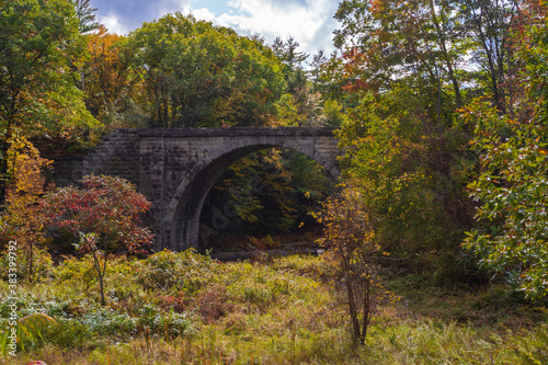 Cheshire railroad stone arch bridge Keene
