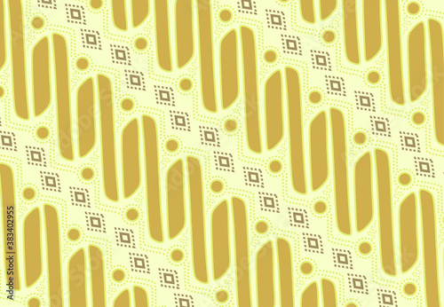 Batik Indonesian: is a technique of wax-resist dyeing applied to whole cloth, or cloth made using this technique originated from Indonesia.