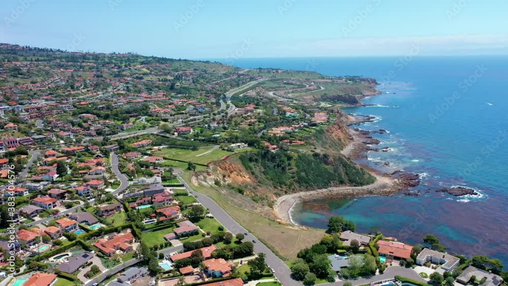 Suburb of Rancho Palos Verdes with Pacific Ocean View Los Angeles California Suburb of Rancho Palos Verdes with Pacific Ocean View Los Angeles California