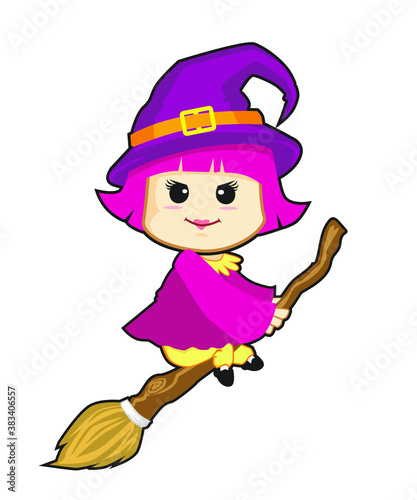 halloween mascot cartoon in vector