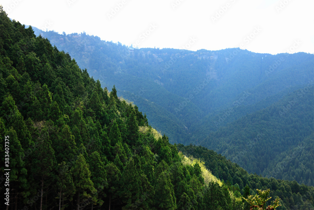 高野山の山並み 高野山の山並み