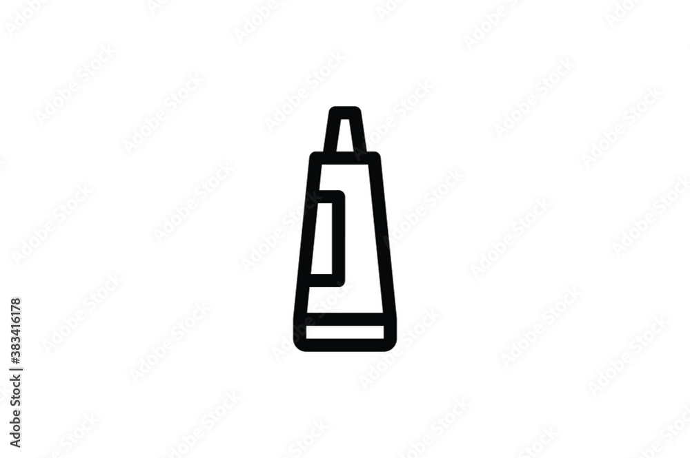 Dental Outline Icon - Tooth Paste Dental Outline Icon - Tooth Paste