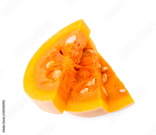 Butternut squash isolated on white background