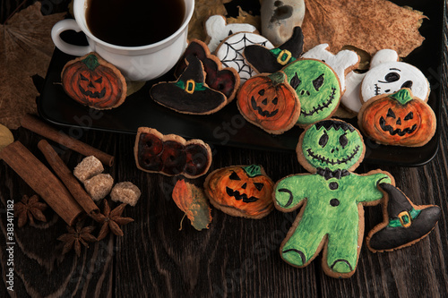 Ginger biscuits for Hallowe...