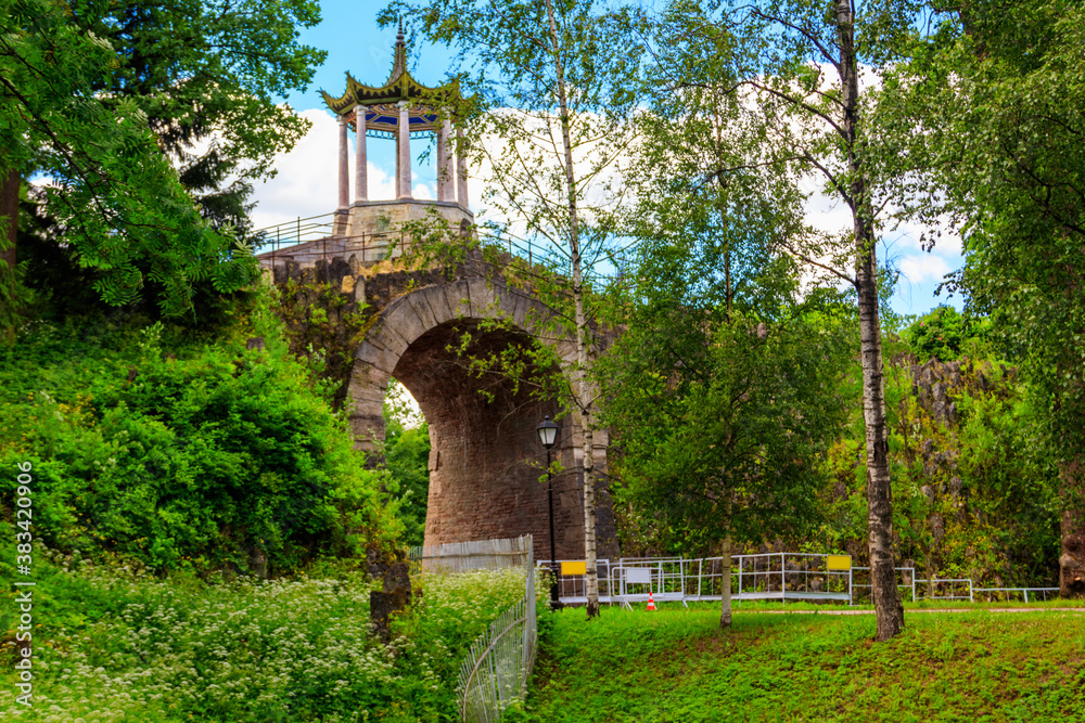 Pavilion in chinese style 