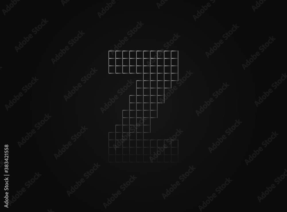 Z vector lletter made of metal chain link fence. For logo, brand label, design elements, application and more. Z vector lletter made of metal chain link fence. For logo, brand label, design elements, application and more.