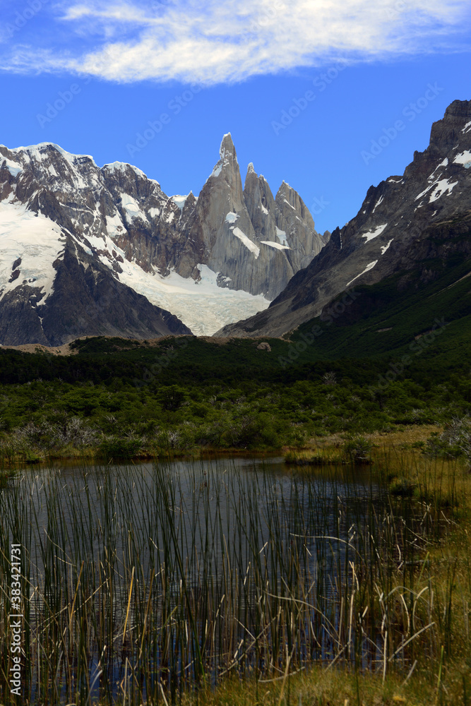 Laguna Torre hiking trek, Los Glaciares National Park Patagonia Argentina