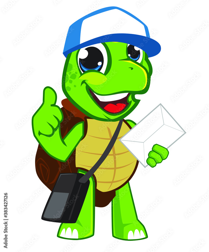 turtle mascot cartoon in vector turtle mascot cartoon in vector