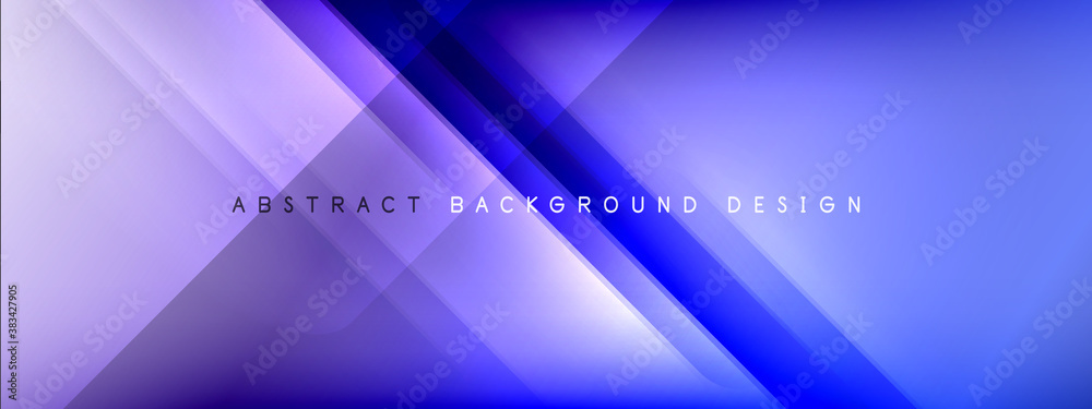 Fototapeta premium Motion concept neon shiny lines on liquid color gradients abstract backgrounds. Dynamic shadows and lights templates for text