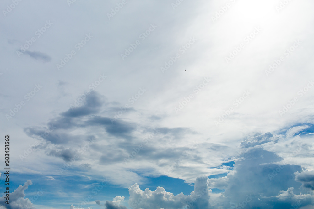 Fototapeta premium the sky is covered with blurry clouds