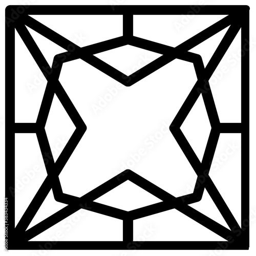 
Gemstone vector on white background
