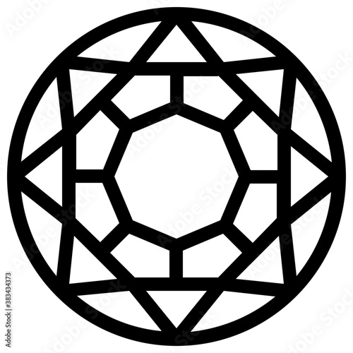 
Jewel of synthetic diamond
