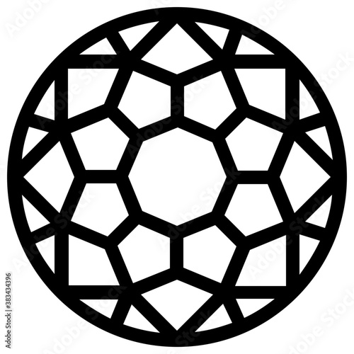 
Jewel of synthetic diamond
