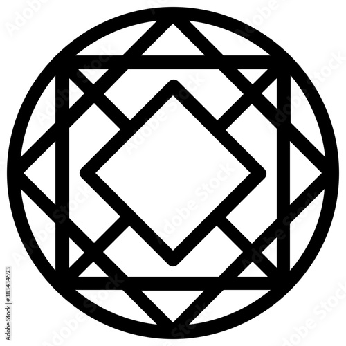 
Jewel of synthetic diamond
