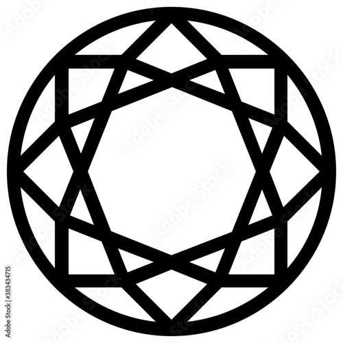 
Jewel of synthetic diamond

