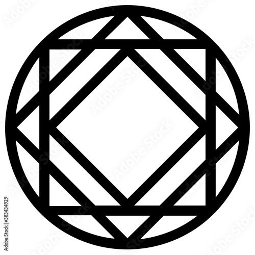 
Jewel of synthetic diamond
