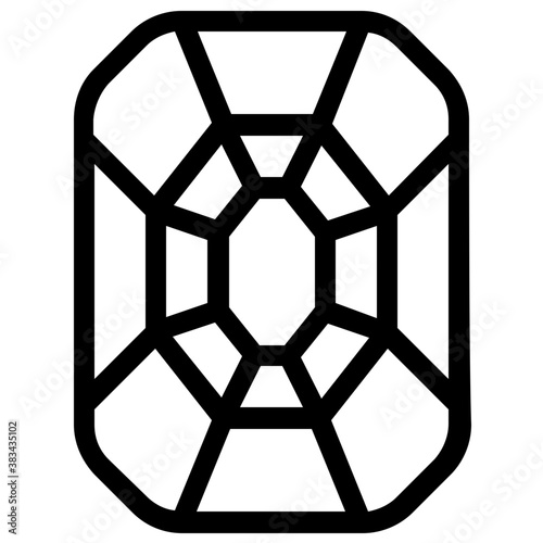 
Isolated icon design of diamond
