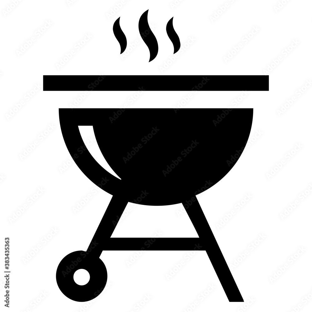 Barbeque charcoal grill icon
Barbeque charcoal grill icon