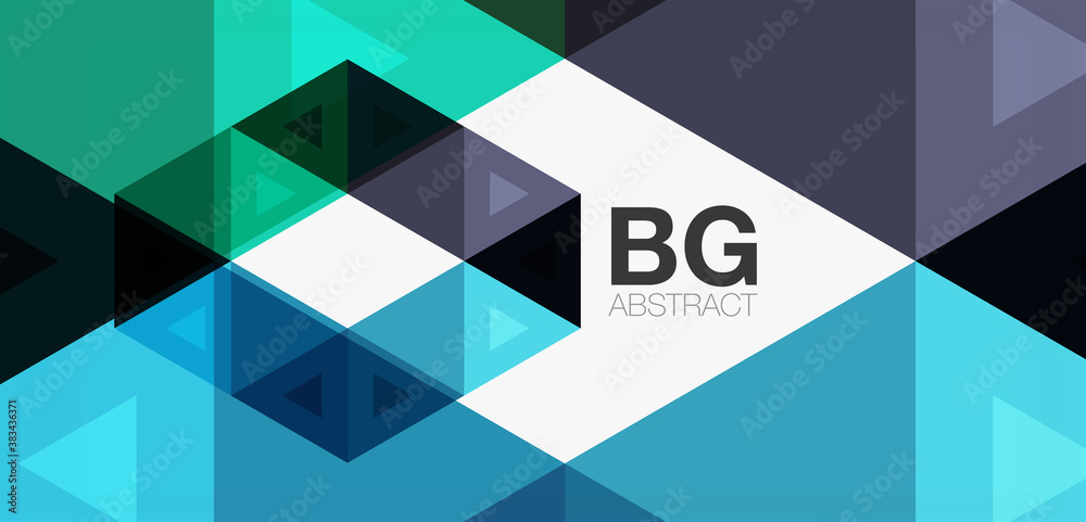 Mosaic triangle pattern abstract background for cover, banner, flyer and poster and other template Mosaic triangle pattern abstract background for cover, banner, flyer and poster and other template