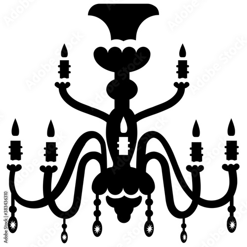 
Isolated icon design of girandole
