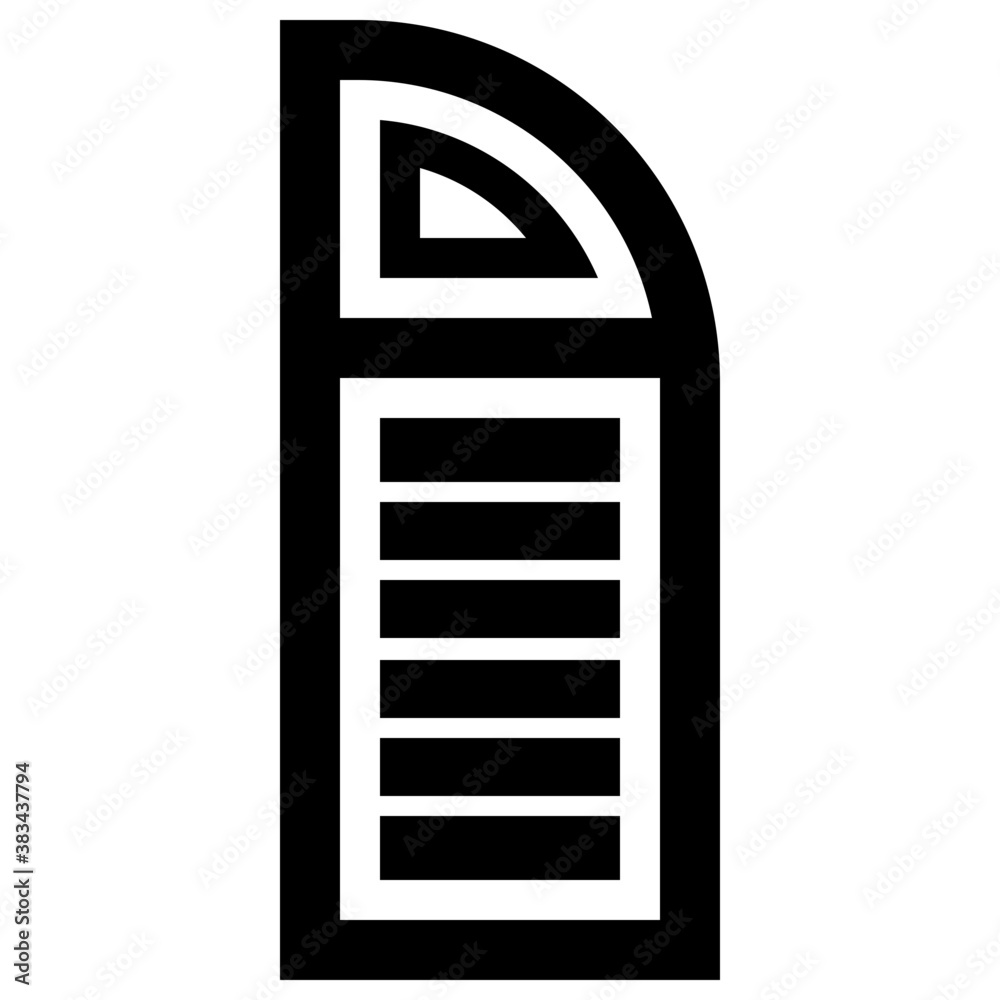 Isolated icon design of plantation shutter
Isolated icon design of plantation shutter