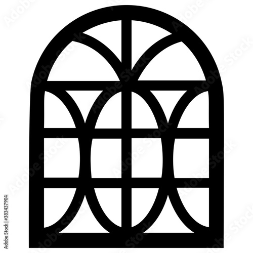 
Isolated icon design of plantation shutter
