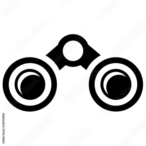 
Binoculars representing exploration idea
