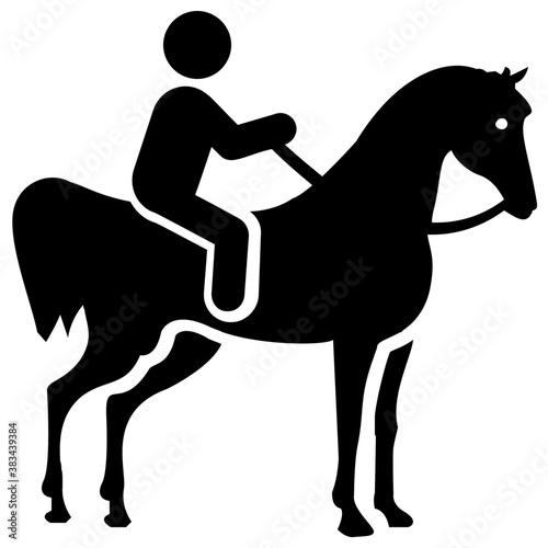 
A horse riding for polo and animal safari 
